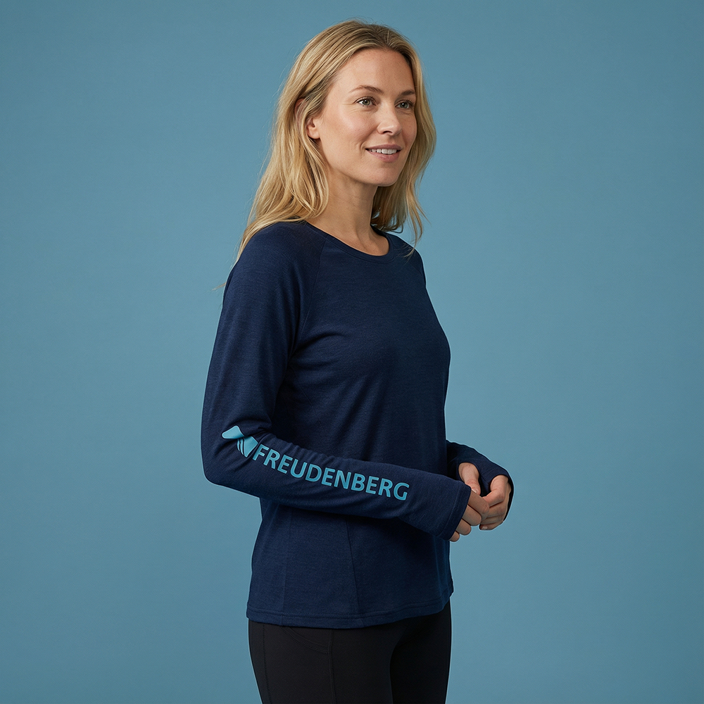 Laufshirt Damen langarm - Merino