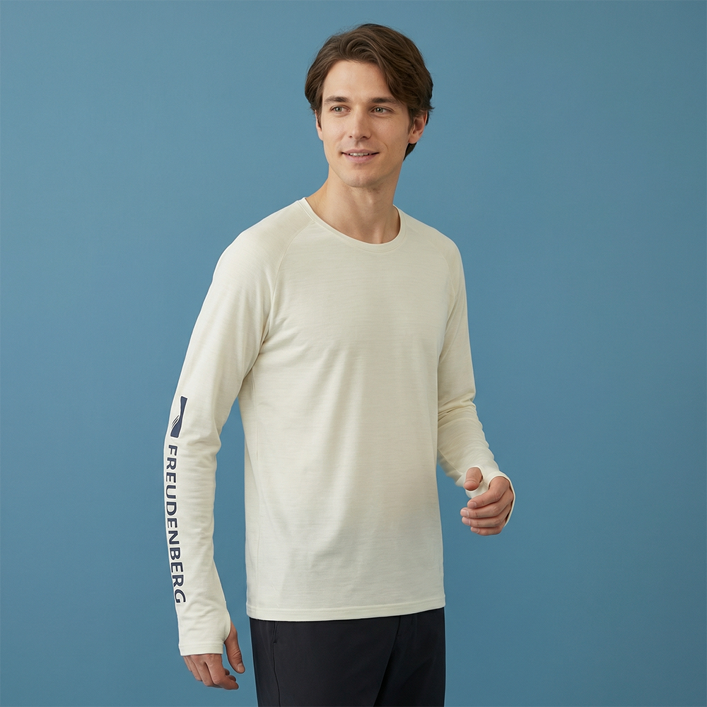 Laufshirt Herren langarm - Merino