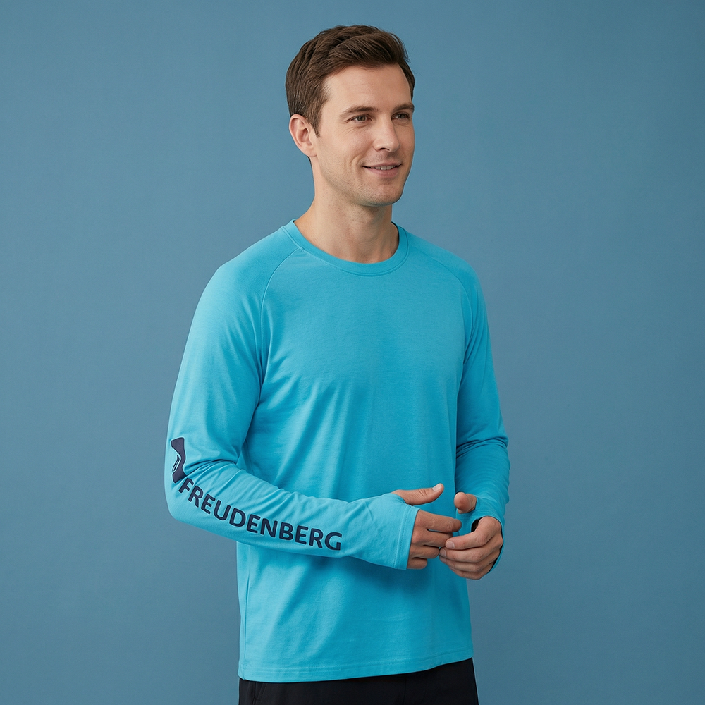 Laufshirt Herren langarm - Lenzing Modal