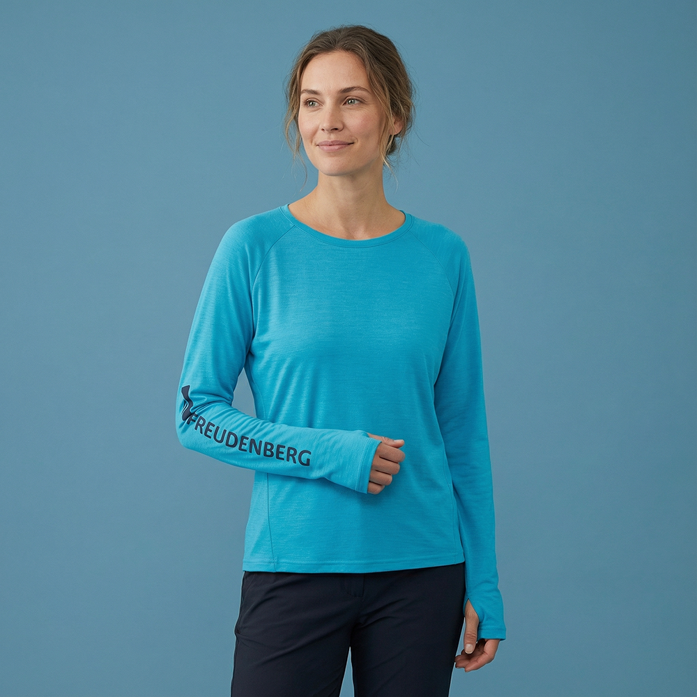 Laufshirt Damen langarm - Merino