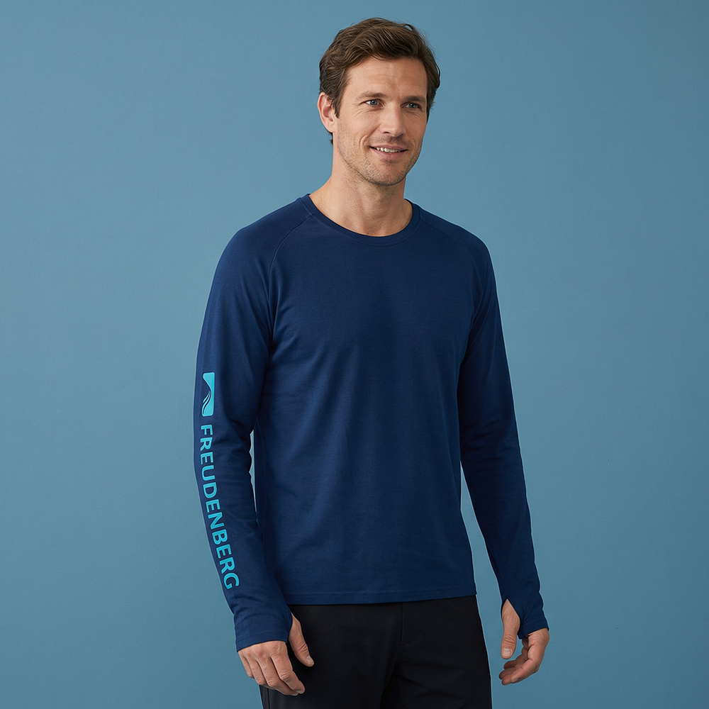 Laufshirt Herren langarm - Lenzing Modal 