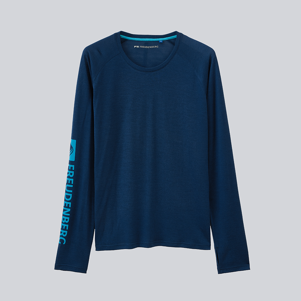 Laufshirt Herren langarm - Merino